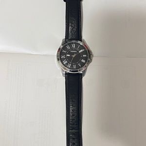 Men's fossil watch - leather